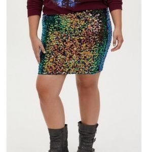 Sequin skirt
